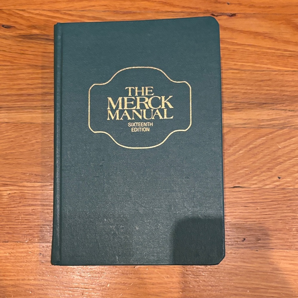 The Merck Manual - Sixteenth Edition - Green Hardcover